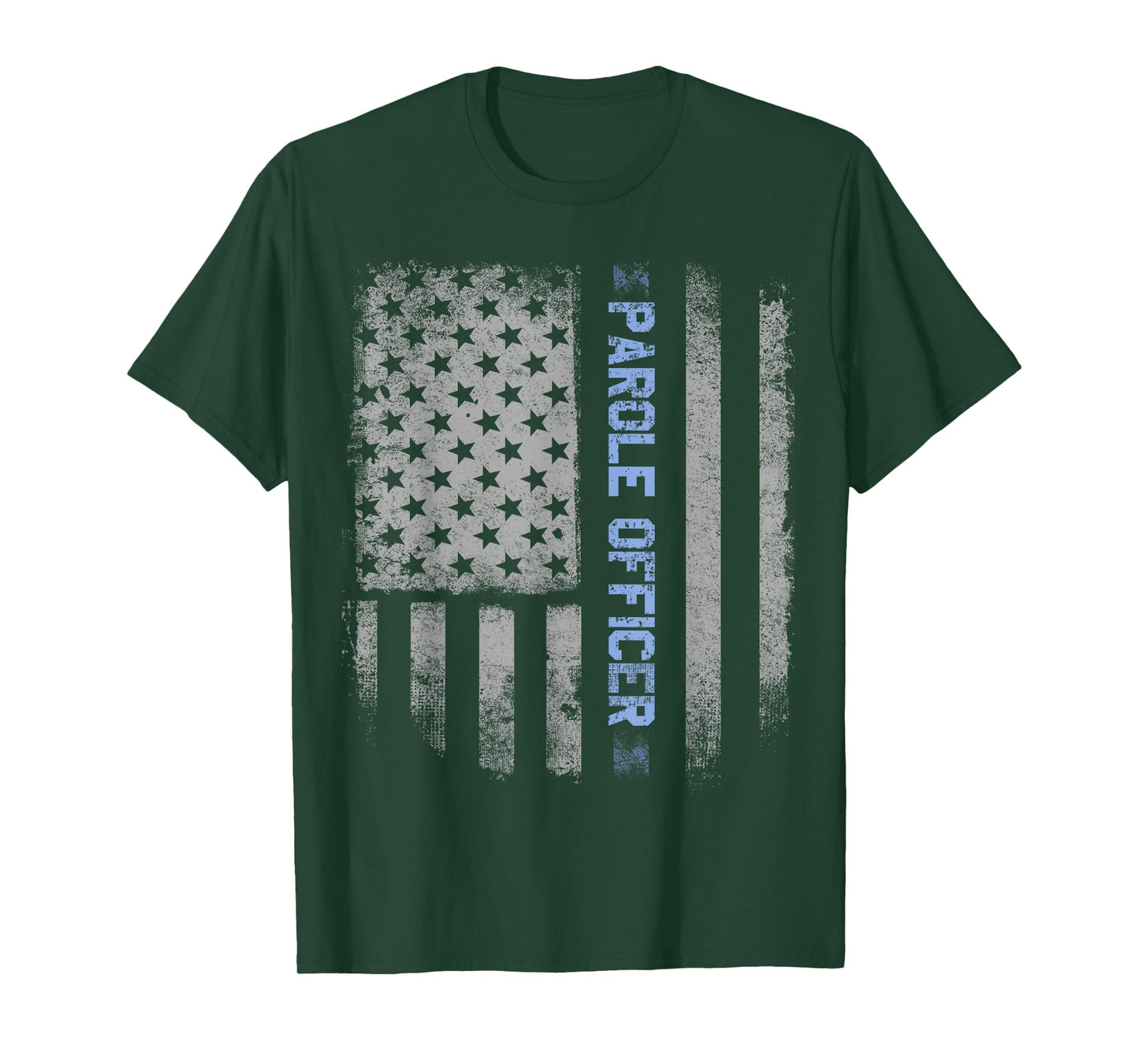 Parole Officer US Flag T-shirt T-Shirt