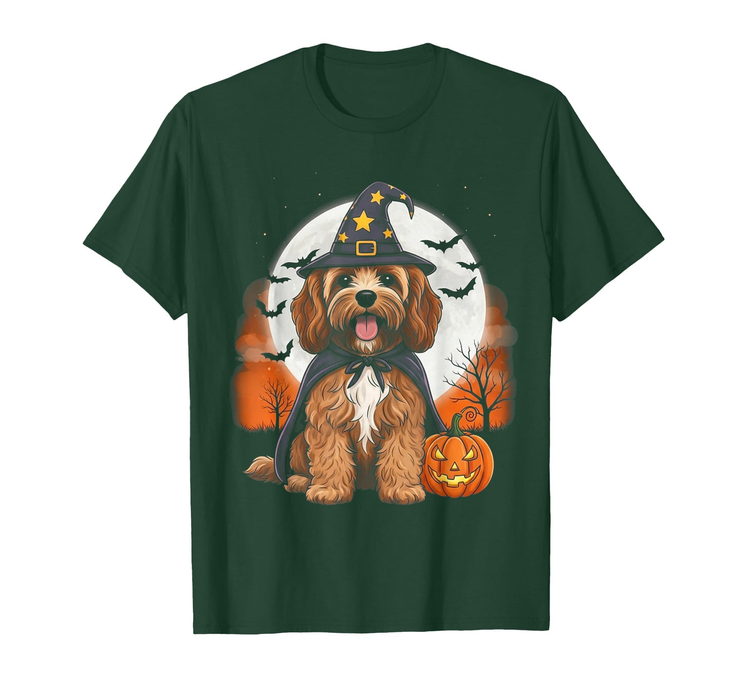 Cavapoo Dog Santa Christmas Costume Toddler mom dad Kid T-Shirt