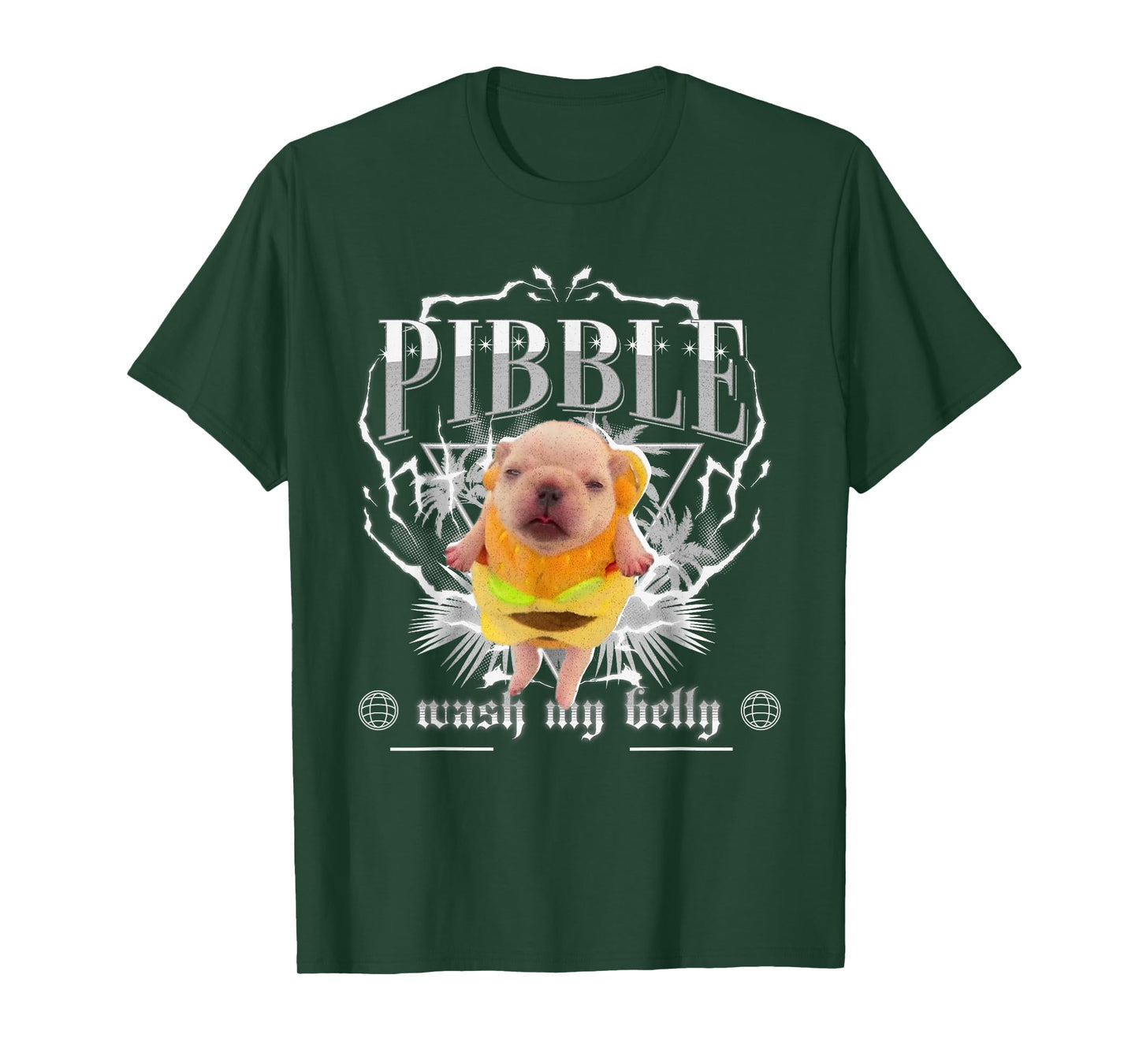 Funny pibble Meme wash My Belly Clean My Belly Meme T-Shirt
