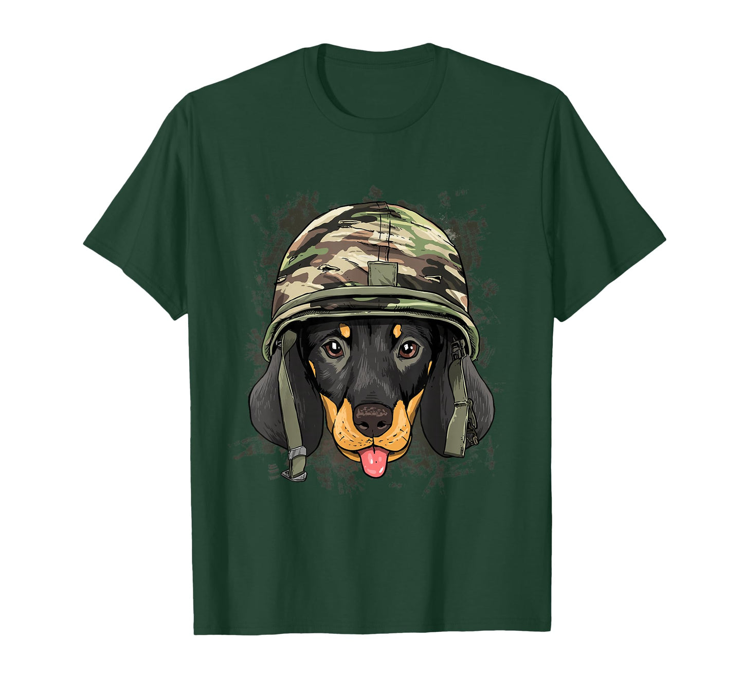 Dachshund Soldier Veteran Dog - Army Wiener Sausage Dog T-Shirt