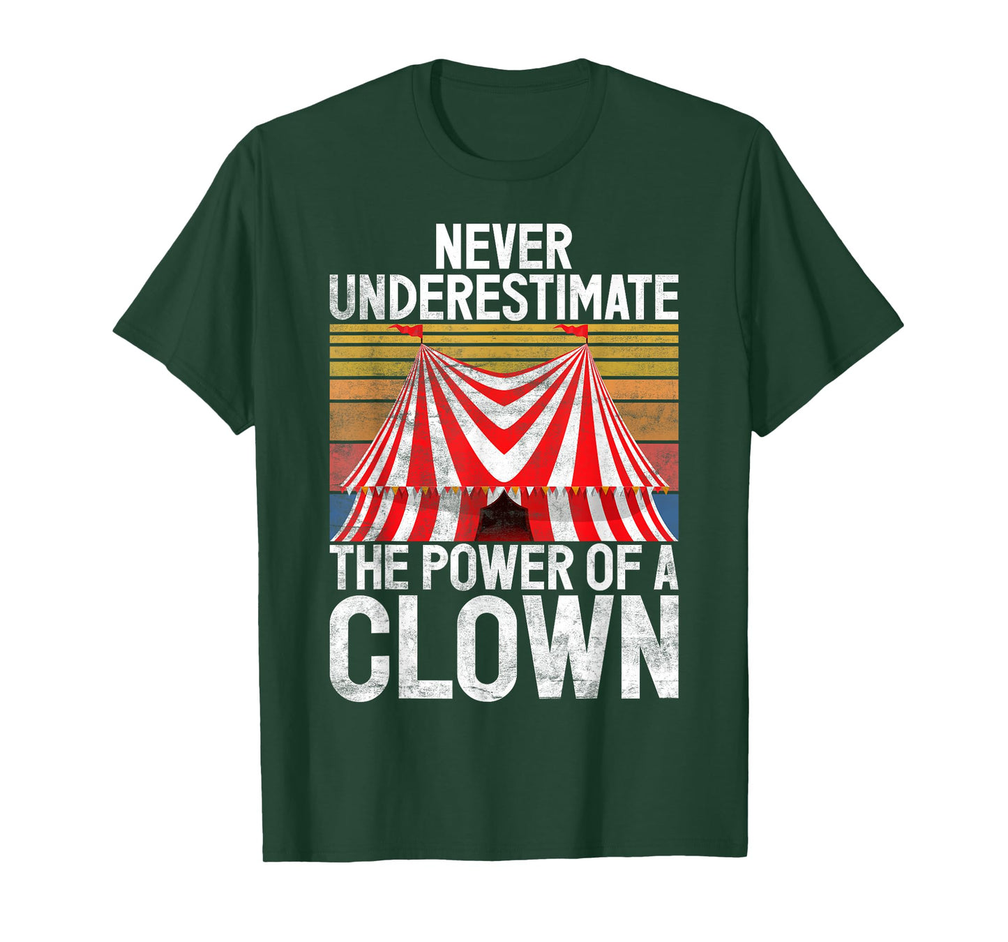 Never underestimate the Power of a Clown T-Shirt