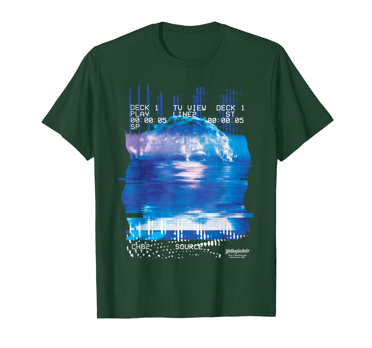 Yellowjackets Misty Retro TV Static Glitch T-Shirt