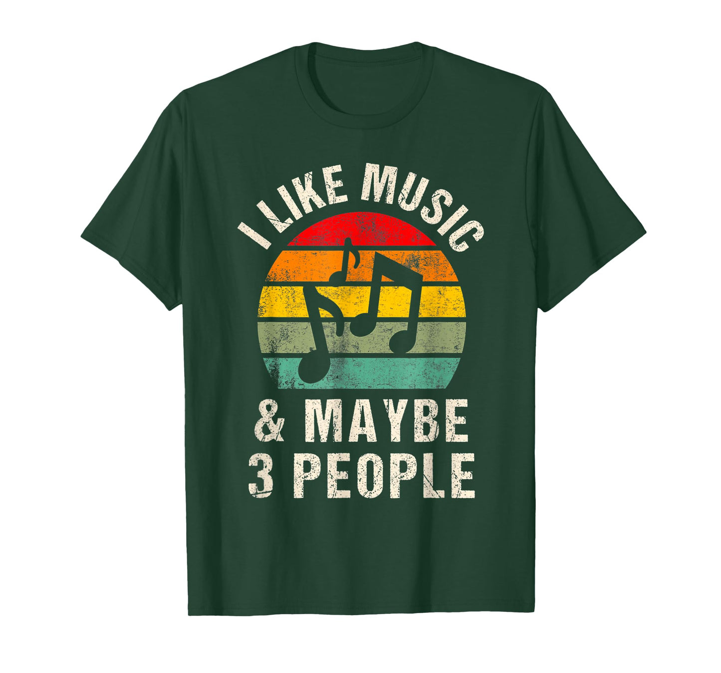 I like music and maybe 3 people men and women T-Shirt