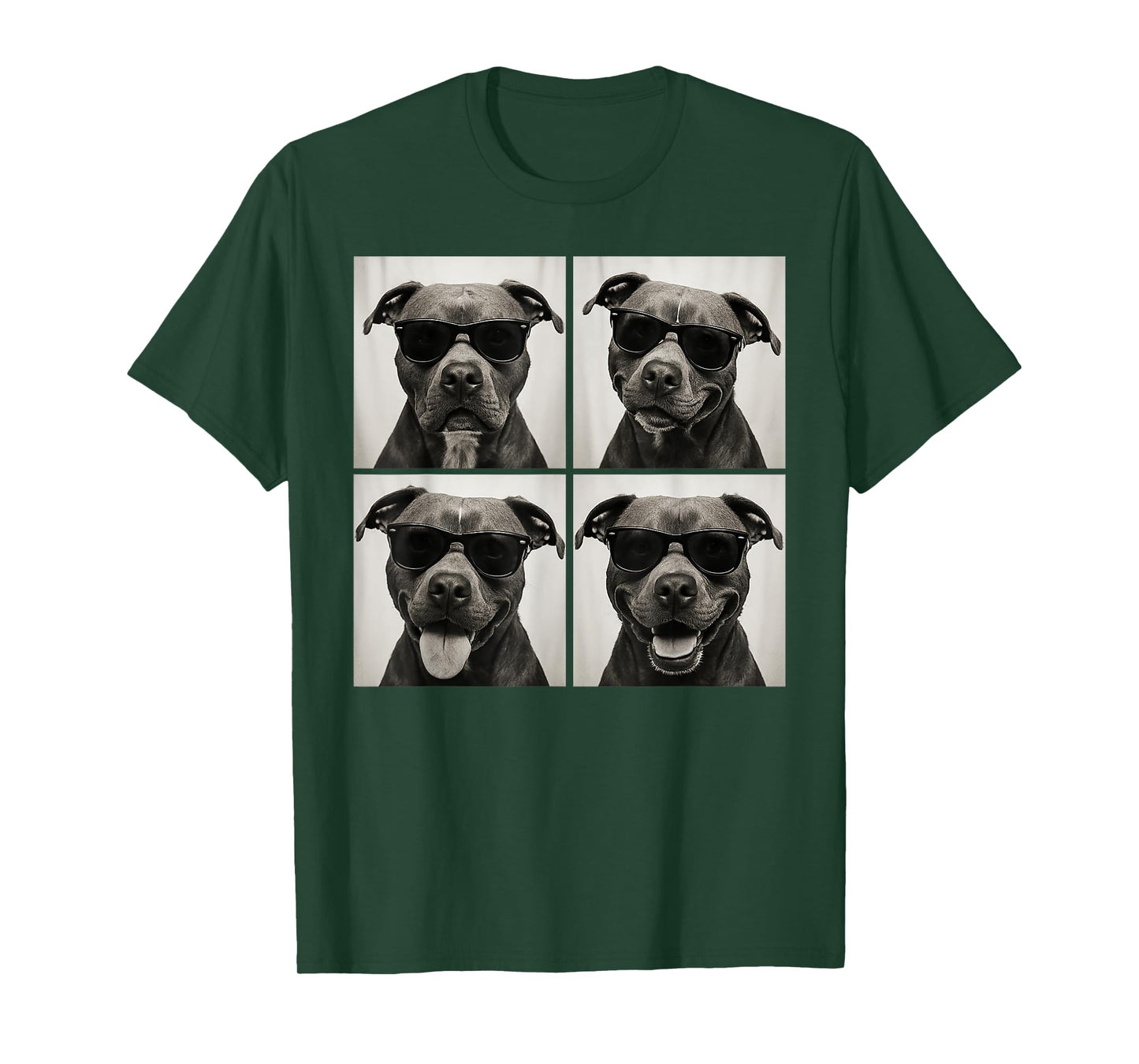 Funny Pit Bull Lover Cute Pittie Dog Photo Booth T-Shirt for Men Women Kids