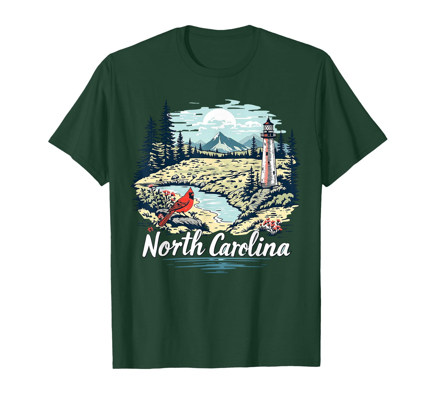 North Carolina Vintage State NC North Carolina Nature T-Shirt