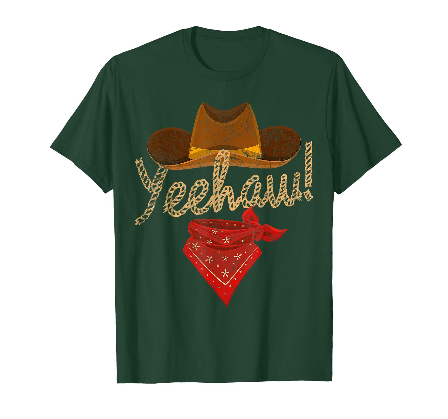 Yeehaw Cowboy Cowgirl Western Country Howdy Southern Yee Haw T-Shirt