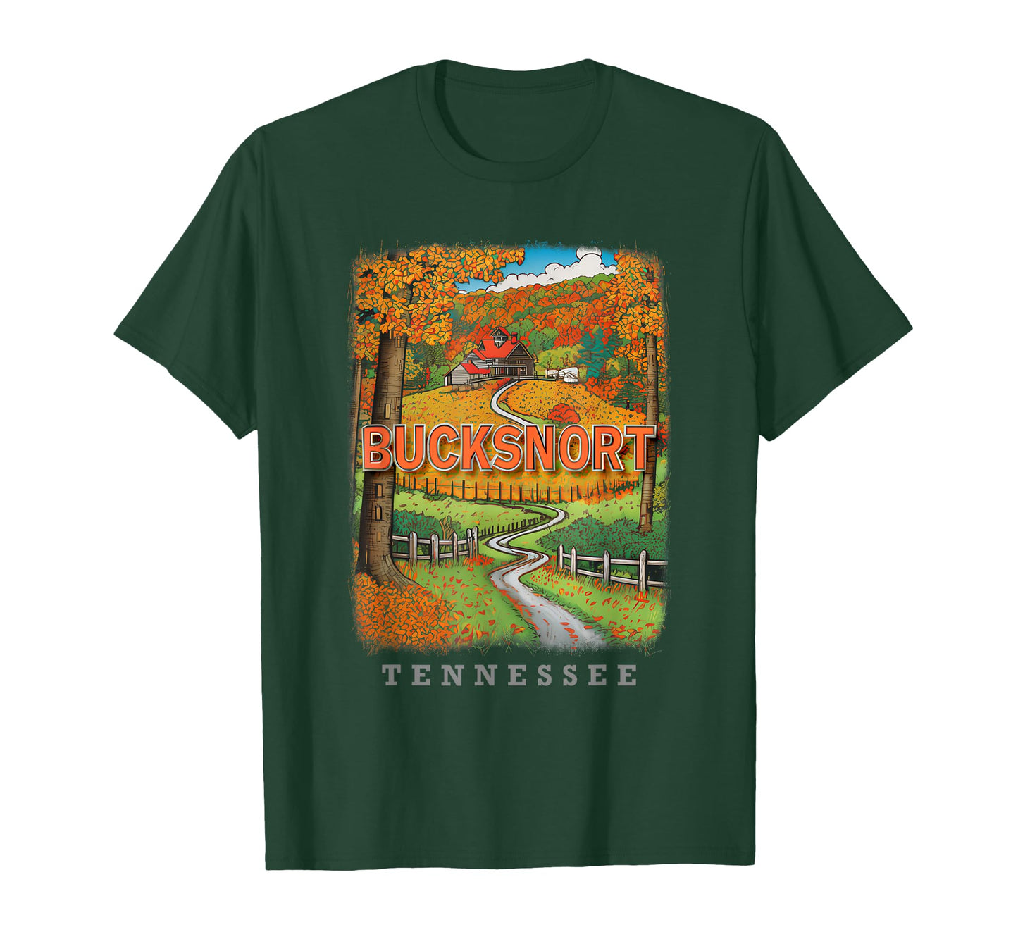 Bucksnort Tennessee TN Country Charm SD867 T-Shirt