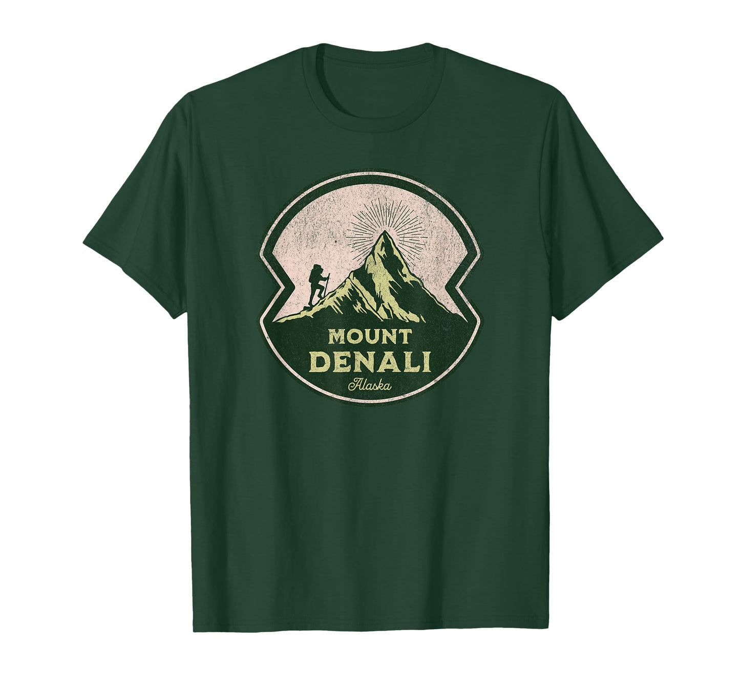Retro Mount Denali Souvenir/Mt. Denali T-Shirt