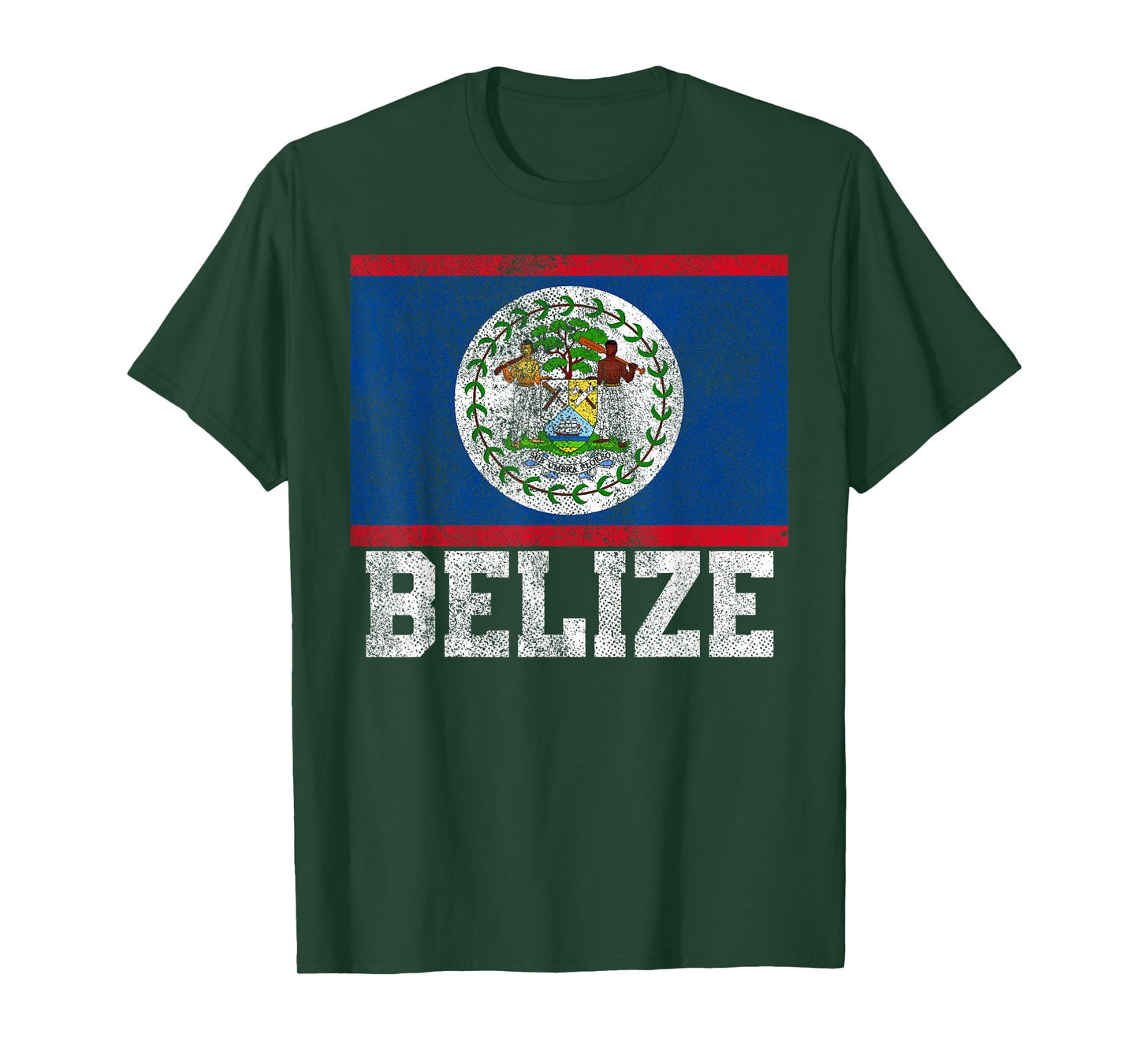 Belize Flag National Pride Roots Country Nation Souvenir T-Shirt