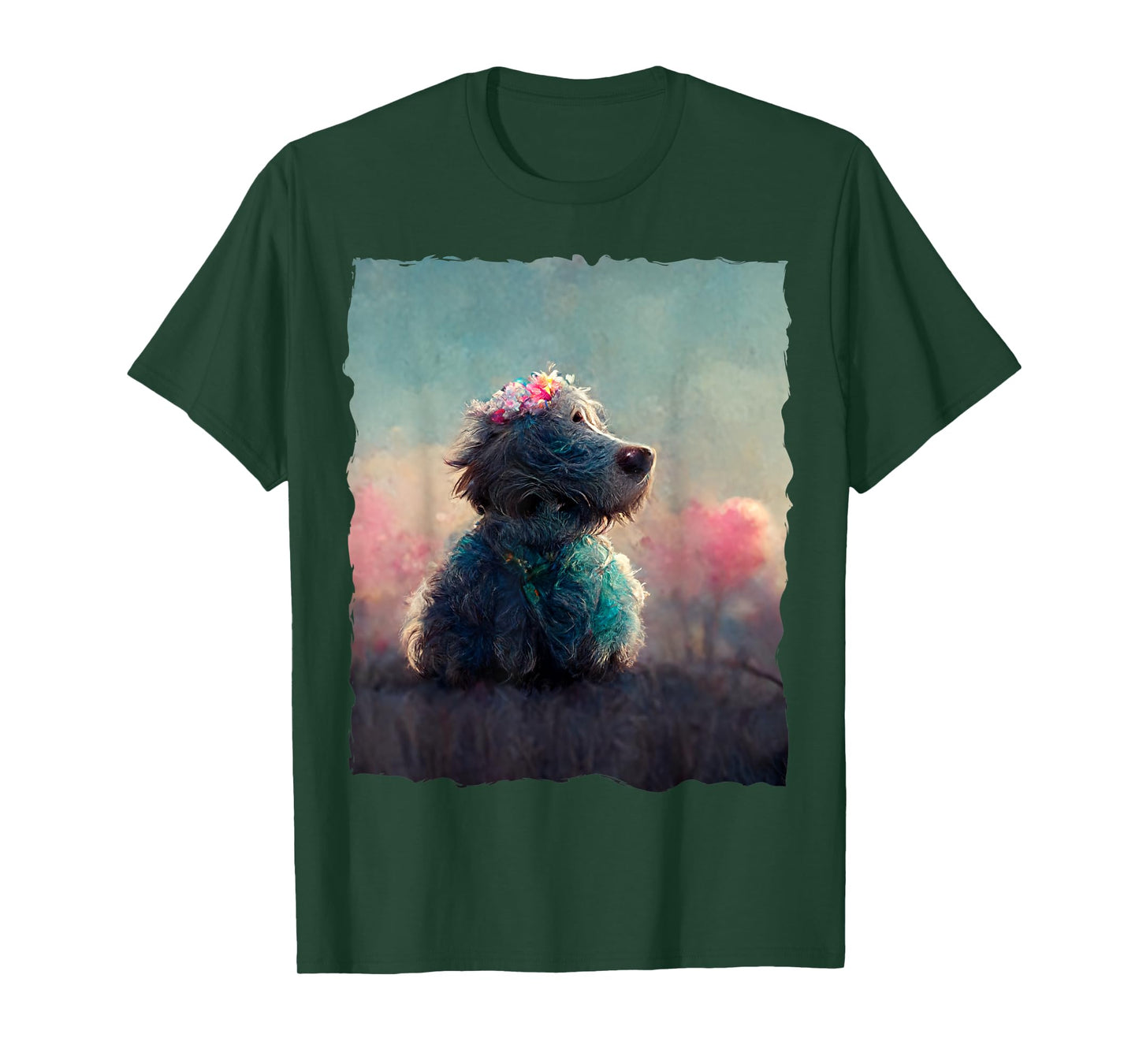 Funny Cute Fluffy Dog T-Shirt