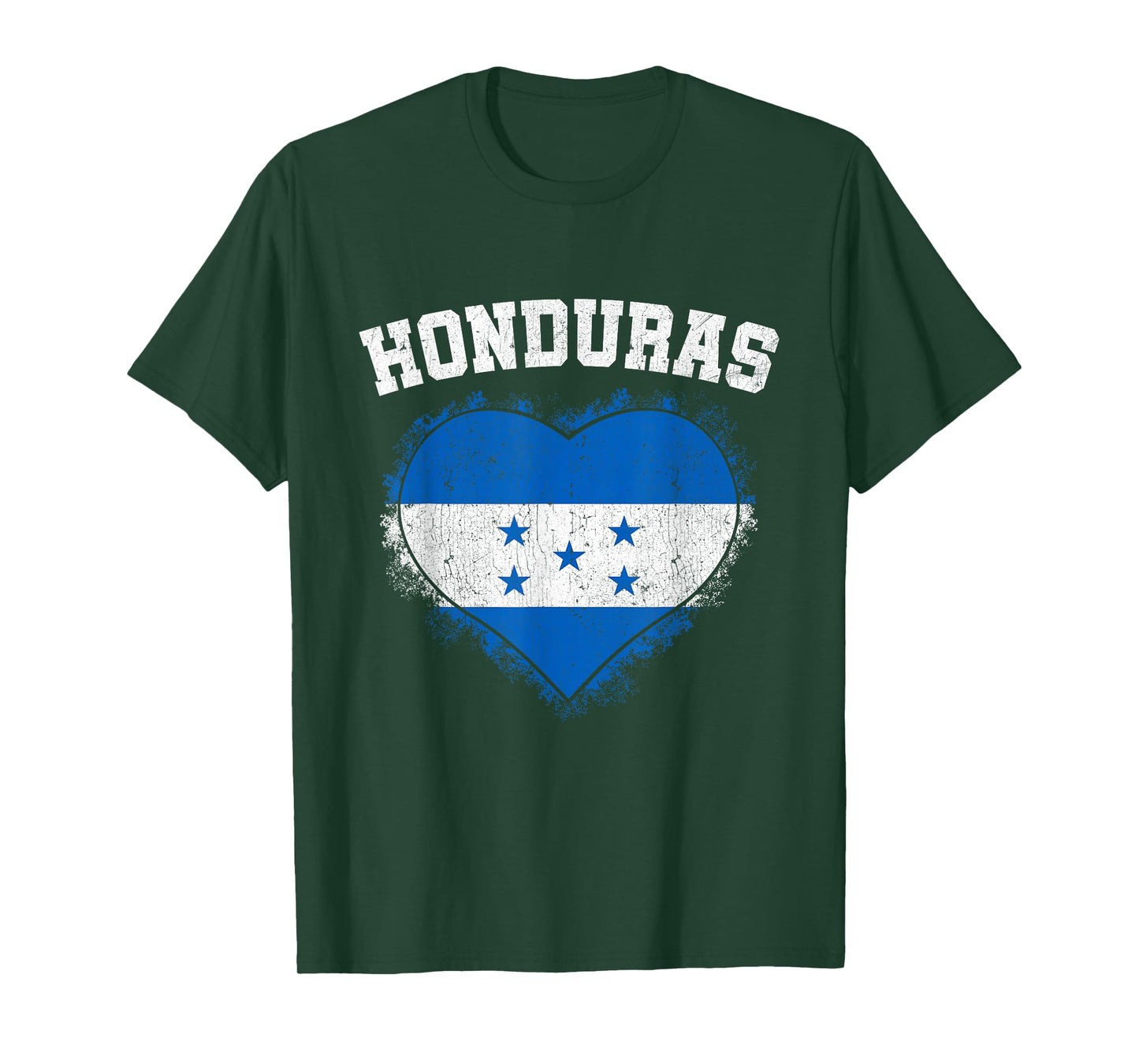 Honduras Heart Flag Honduras Lover Honduran Pride T-Shirt