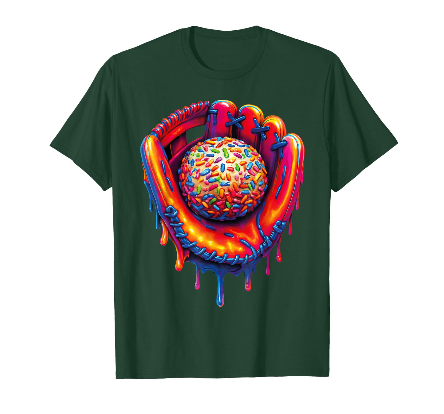 Cool Ice Cream Drip Baseball Stuff Baseball Drip for Kid T-Shirt