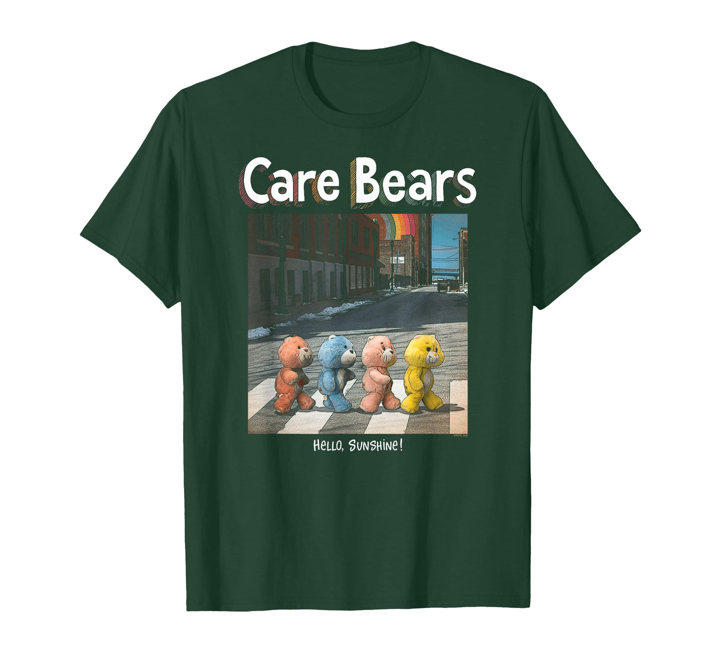 Care Bears Hello Sunshine Crosswalk Funny Cartoon T-Shirt