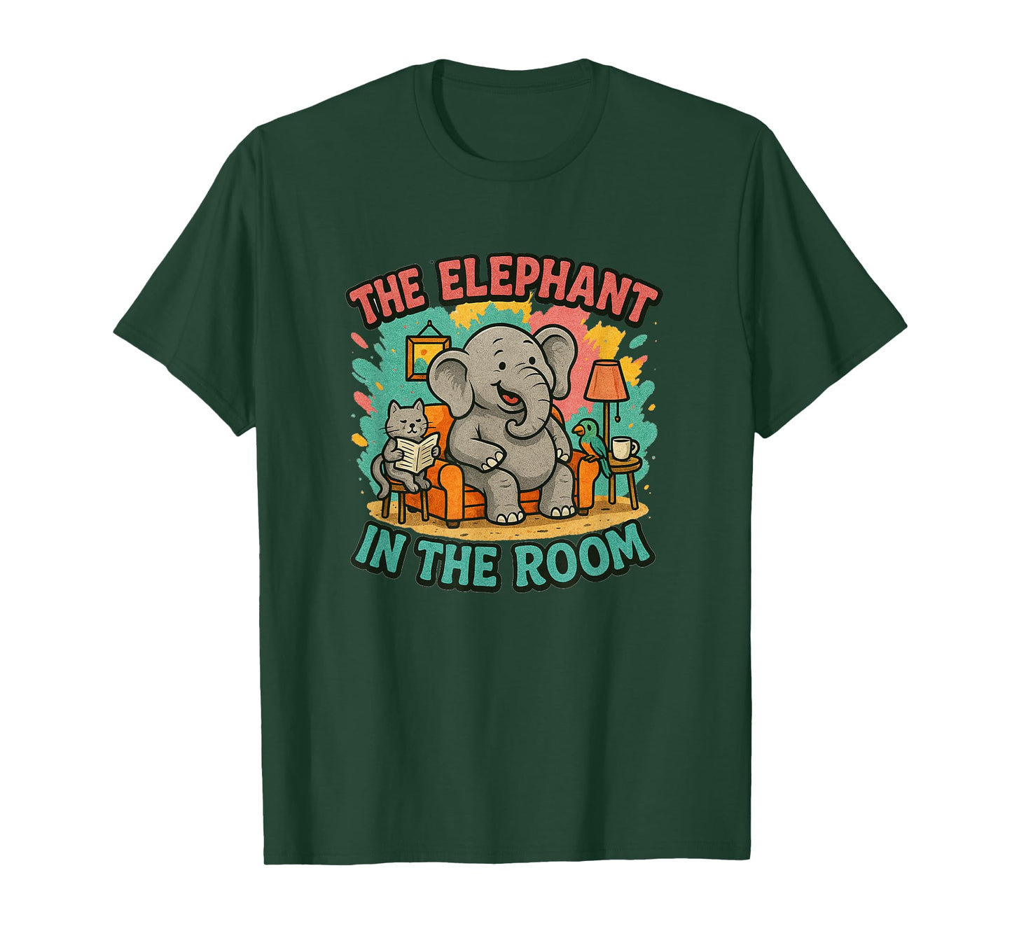 The Elephant in the Room Statement for Funny Idiom Lovers T-Shirt