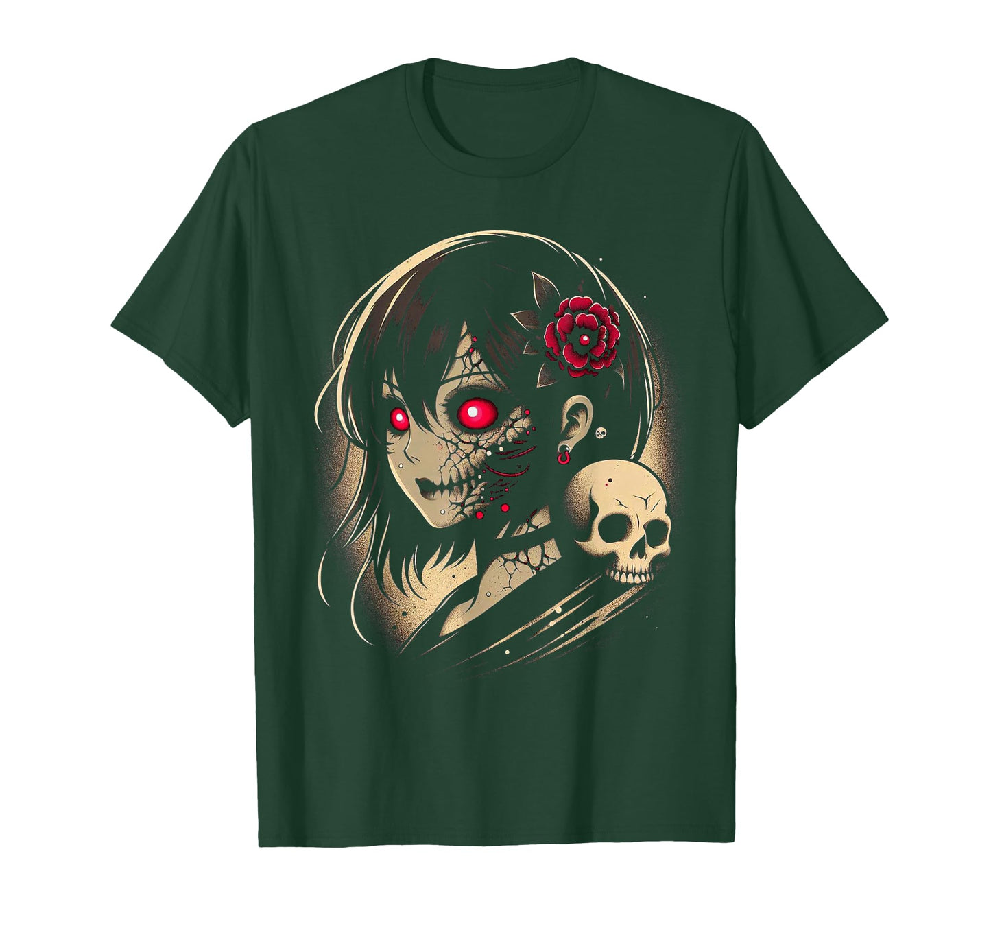 Horror Anime Manga Japanese Scary Kawaii Anime Goth T-Shirt