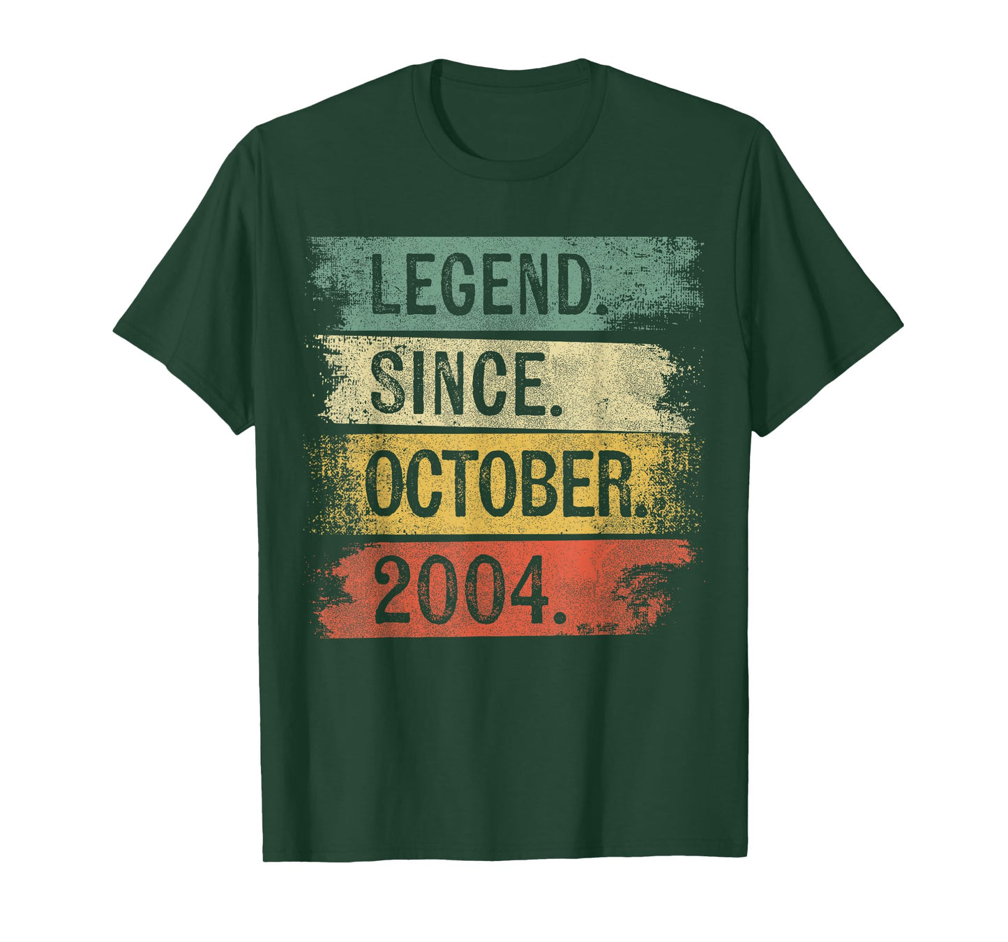 Legend Since October 2004 Birthday T-Shirt