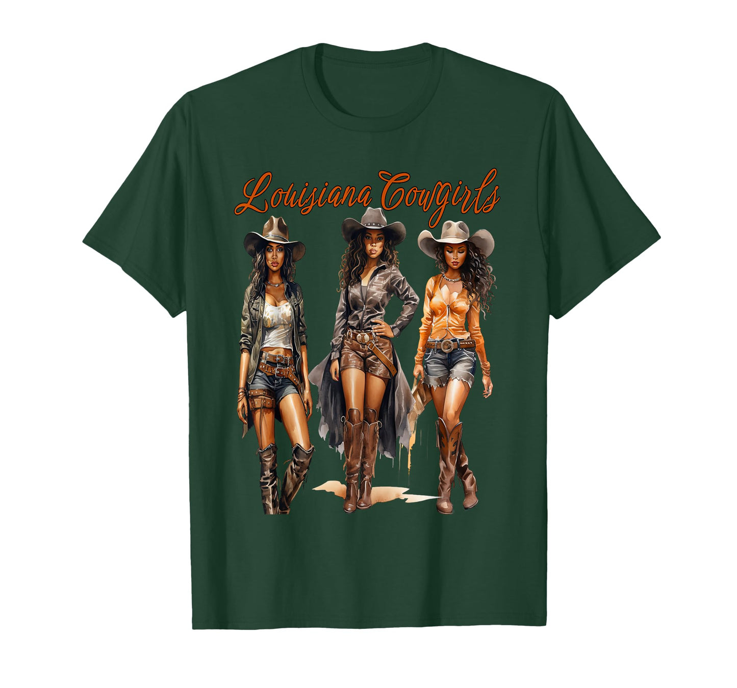 Pretty Louisiana Cowgirls T-Shirt