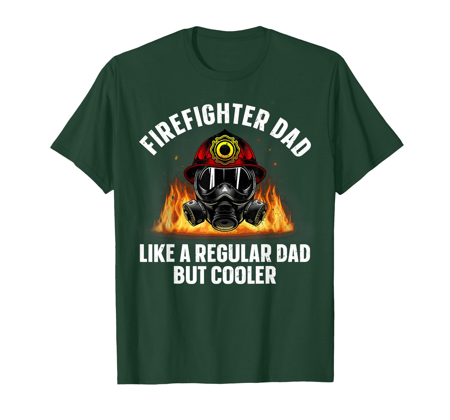 Firefighter Art for Men Dad Fire Dept Firemen Firefighter T-Shirt