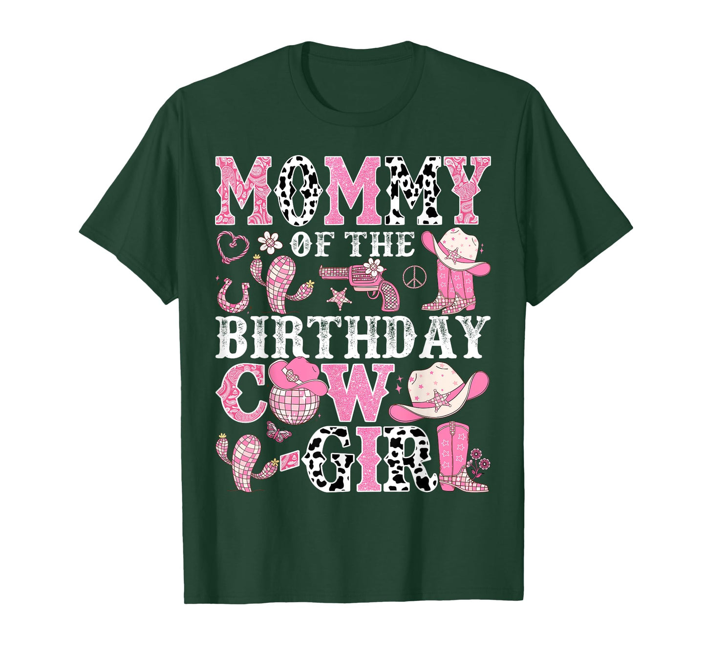 Mommy Of The Birthday Cow-Girl Rodeo CowGirl Birthday T-Shirt
