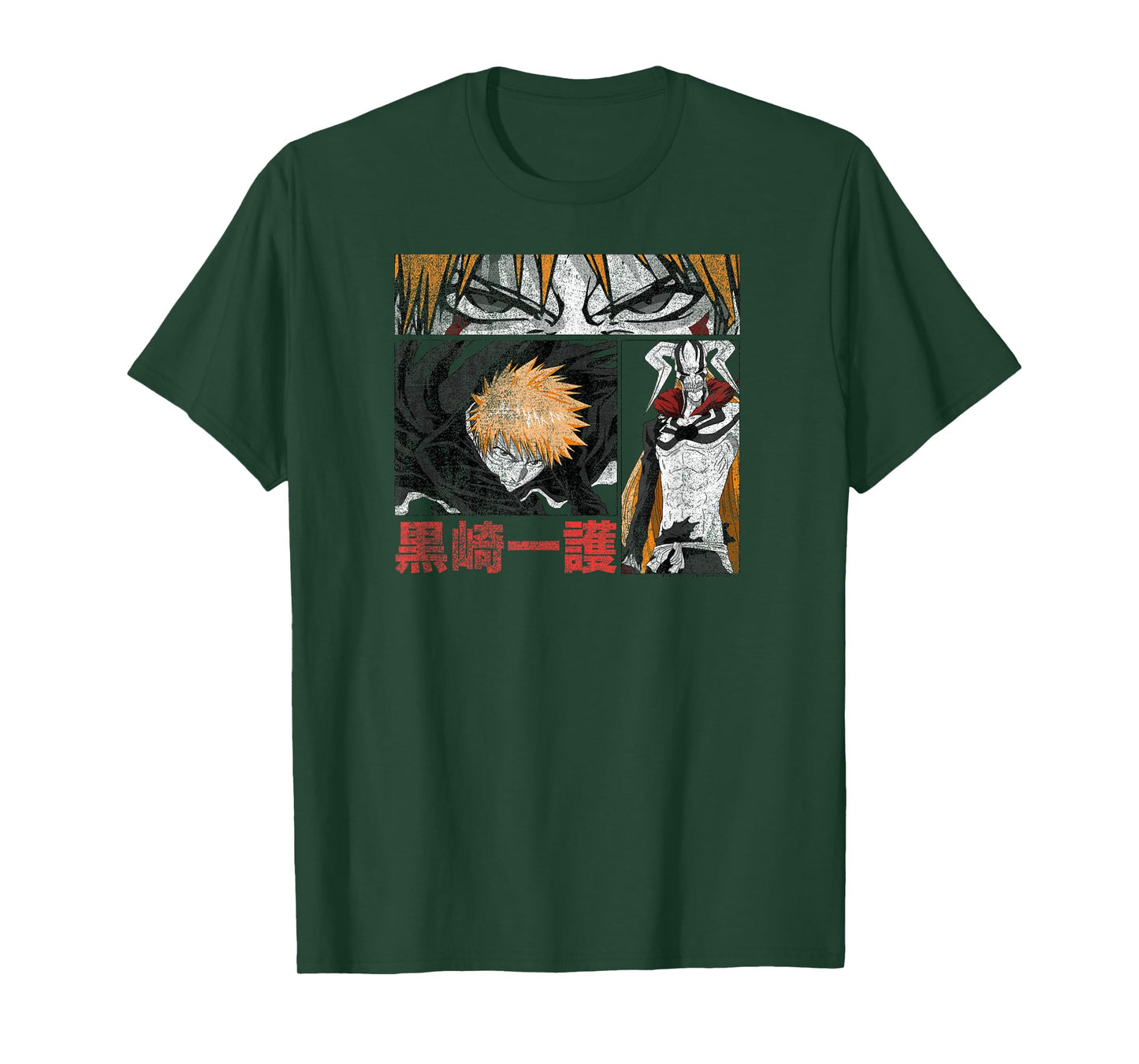 Bleach Graphic Ichigo Comic Book Style Anime T-Shirt