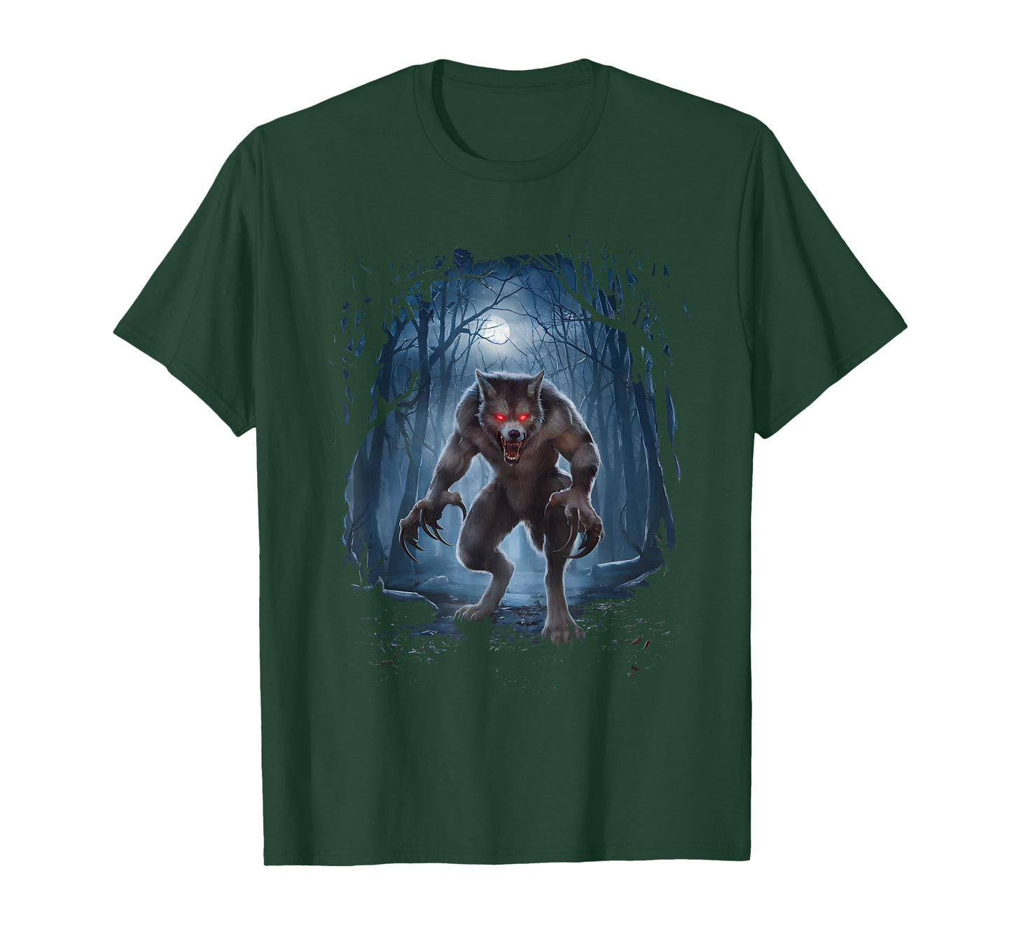 Werewolf Creature Cryptid Cryptozoology Folklore Wolf Man T-Shirt