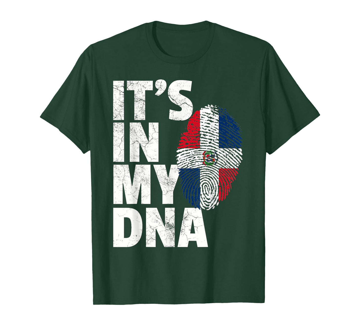 ITS IN MY DNA Dominican Republic Flag Pride National Country T-Shirt