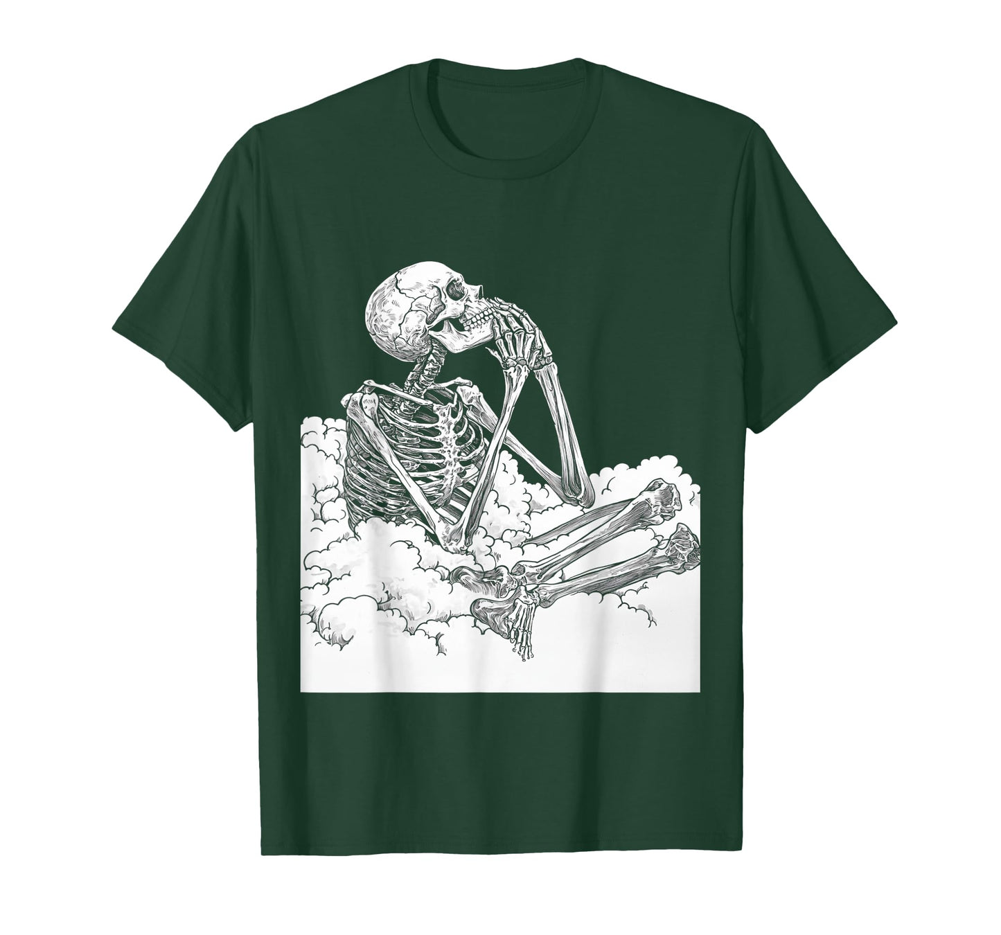Skeleton Hands Praying Graphic Tee T-Shirt