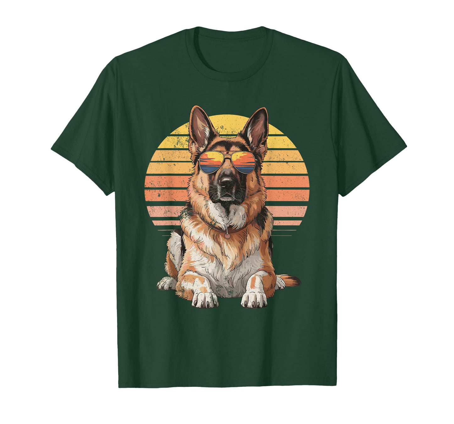 Cool Cool German Shepherd Mom Dad Gift Vintage Dog Owners T-Shirt