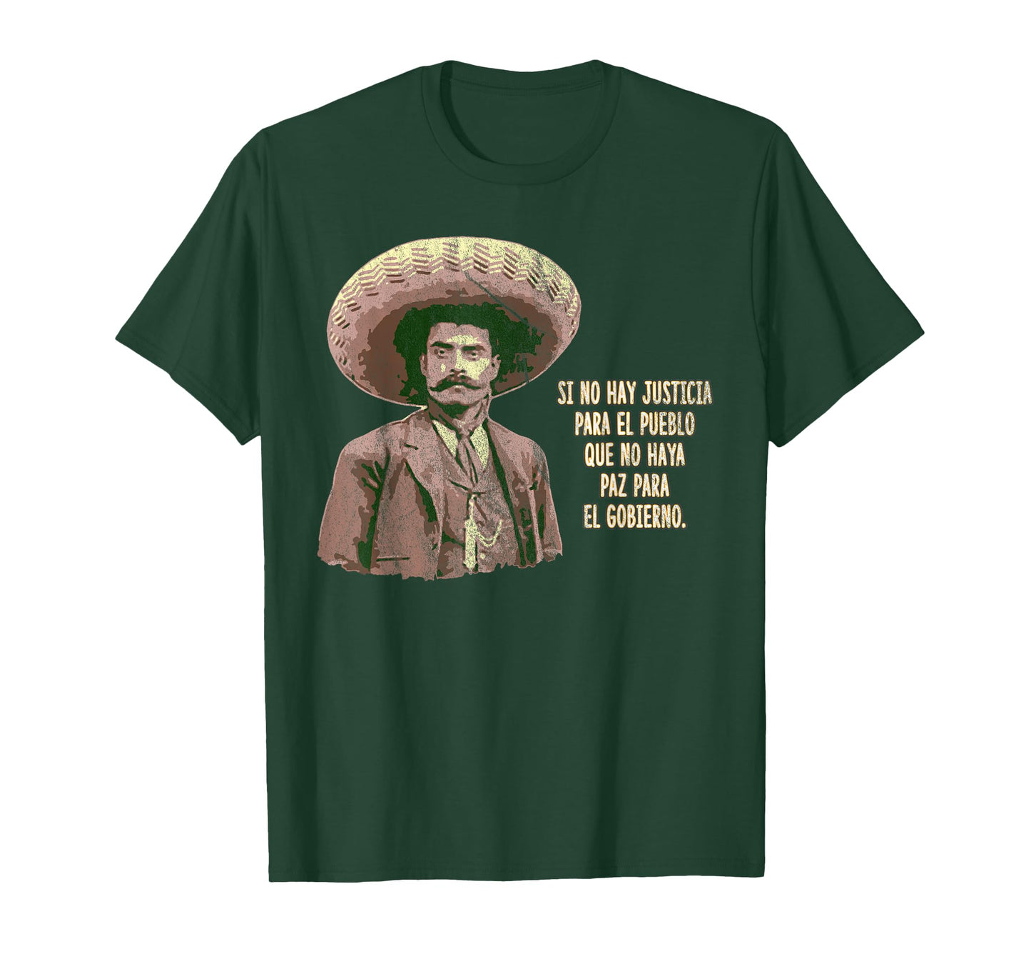 Emiliano zapata Quotes Mexican Revolution Hero Shirt T-Shirt