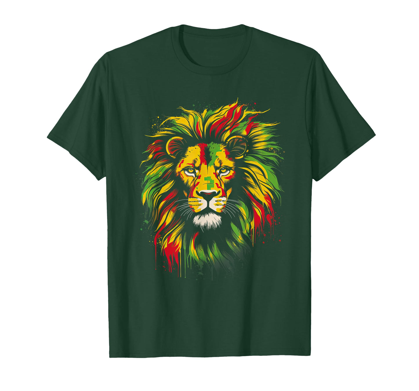 Jamaica Lion Dread locks T-Shirt