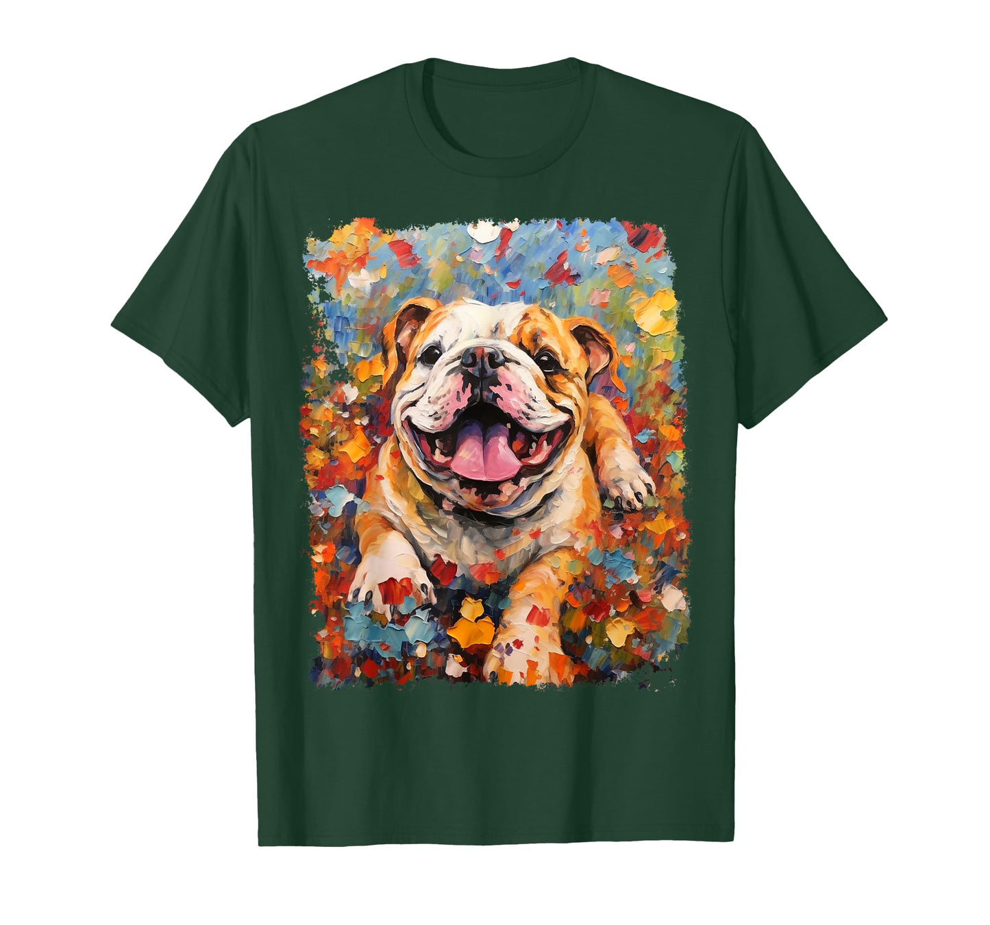 Pop Art English Bulldog T-Shirt
