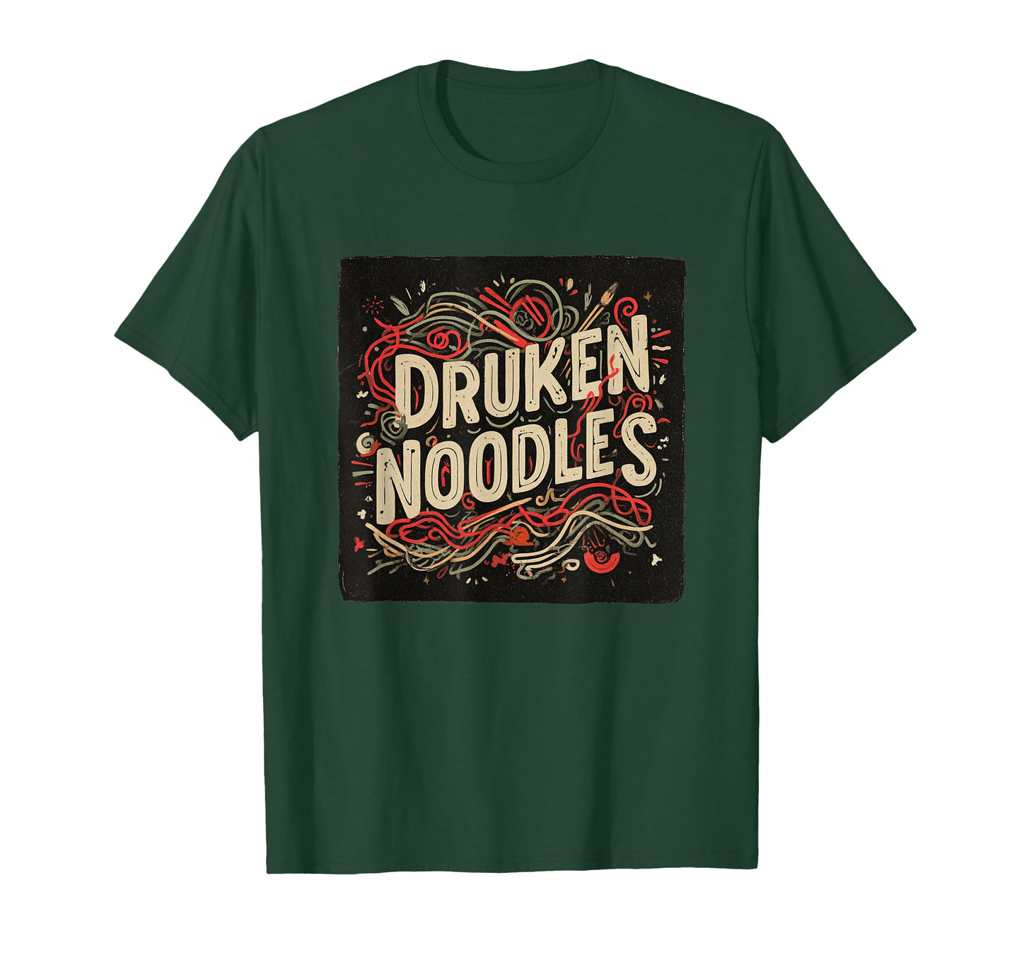 Cool Drunken Noodles Look T-Shirt