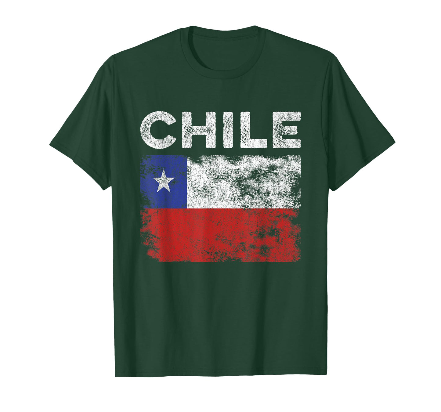 Chile Flag Distressed - Men Women Kids - Chilean Flag T-Shirt