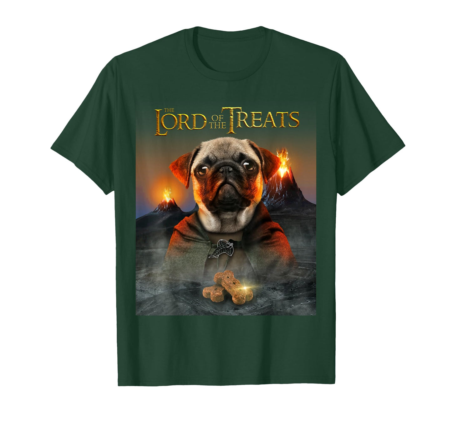 LORD OF THE TREATS - Funny & Cute Pug Puppy T-Shirt
