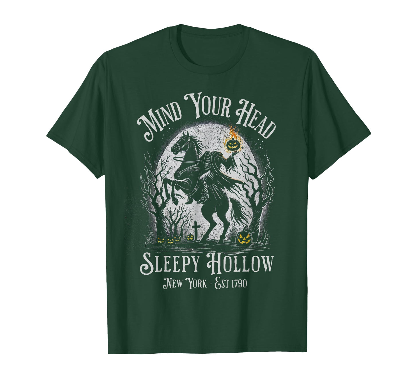 Vintage Mind Your Head Sleepy Hollow Headless Horseman T-Shirt