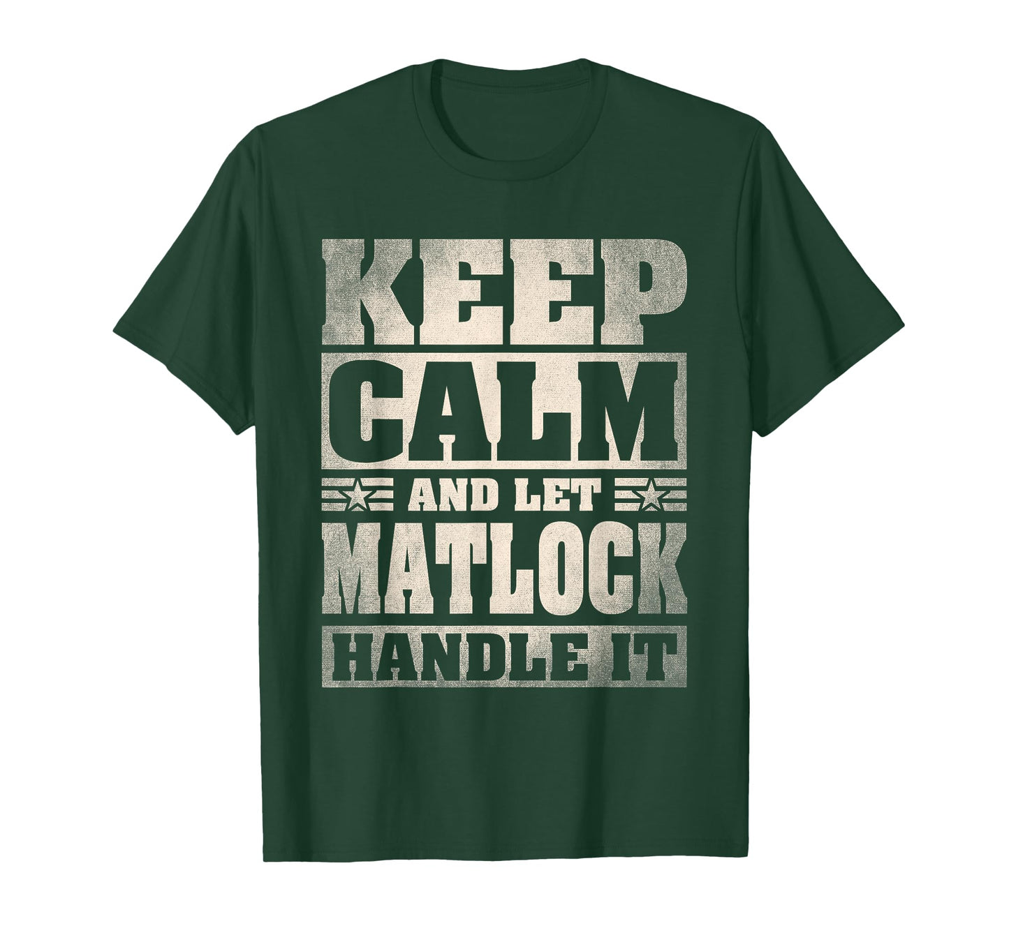 MATLOCK Name Shirt Personalized MATLOCK Last Name T-Shirt