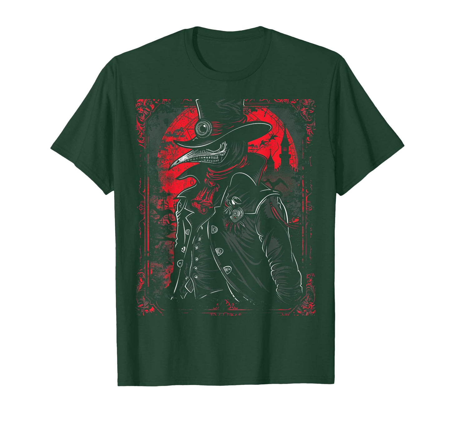 Gothic Art Gothic Plague Doctor Goth Aesthetic T-Shirt