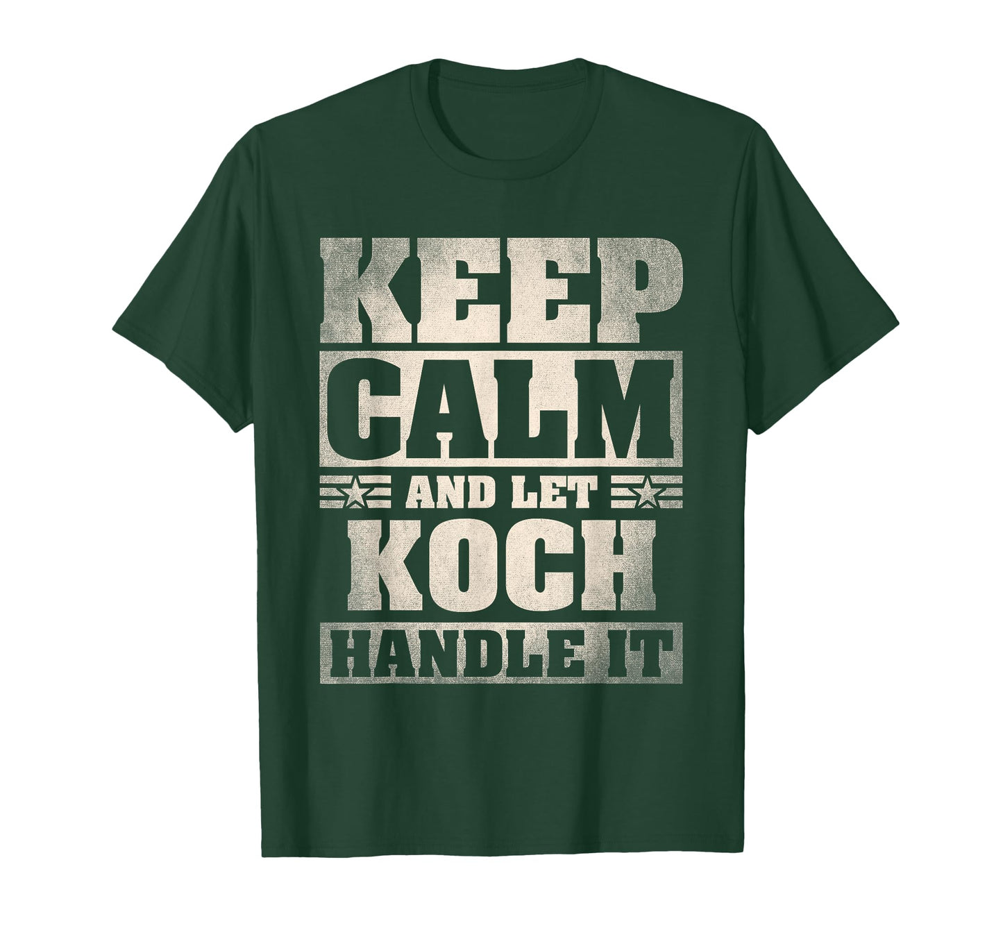 KOCH Name Shirt Personalized KOCH Last Name T-Shirt
