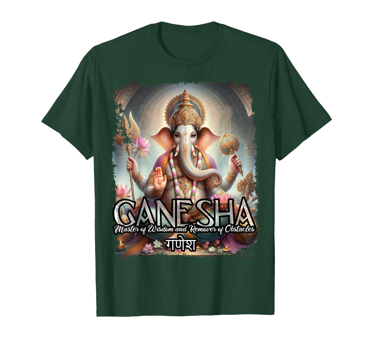 Ganesha Elephant God Hindu Mythology Meditation Spiritual T-Shirt