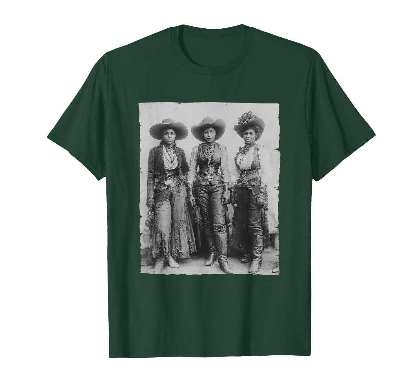 Black African American Cowgirl Western Country Texas Rodeo T-Shirt
