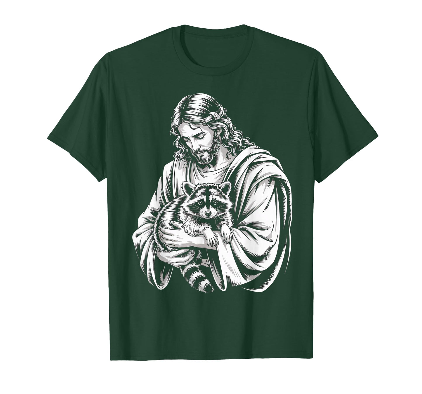 Trash Panda Jesus Raccoon Trashed Racoon Animal Raccoon T-Shirt