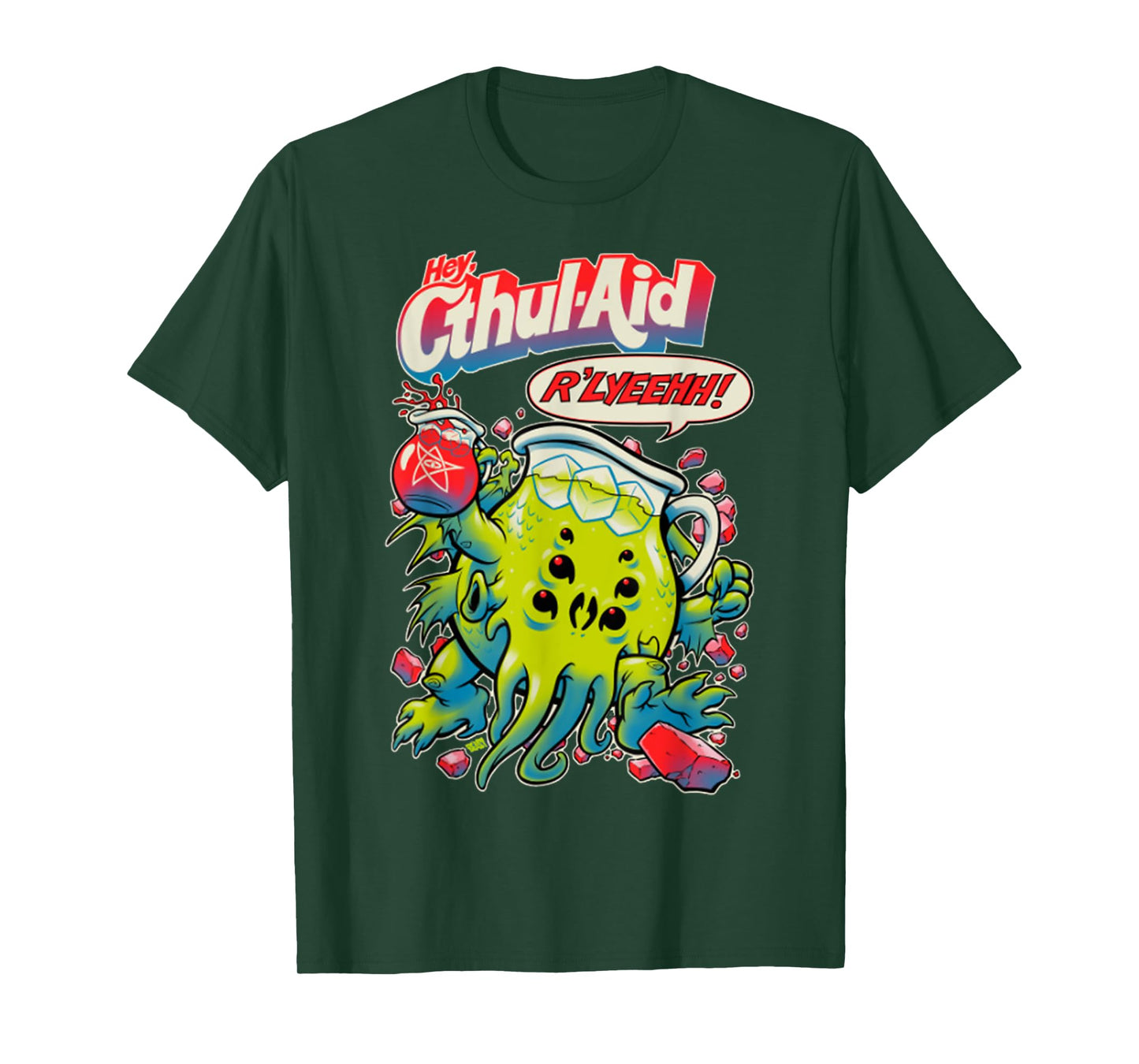 Hey Cool Cthulhu Aid R'LYEEHH! Cthulhu Water T-Shirt