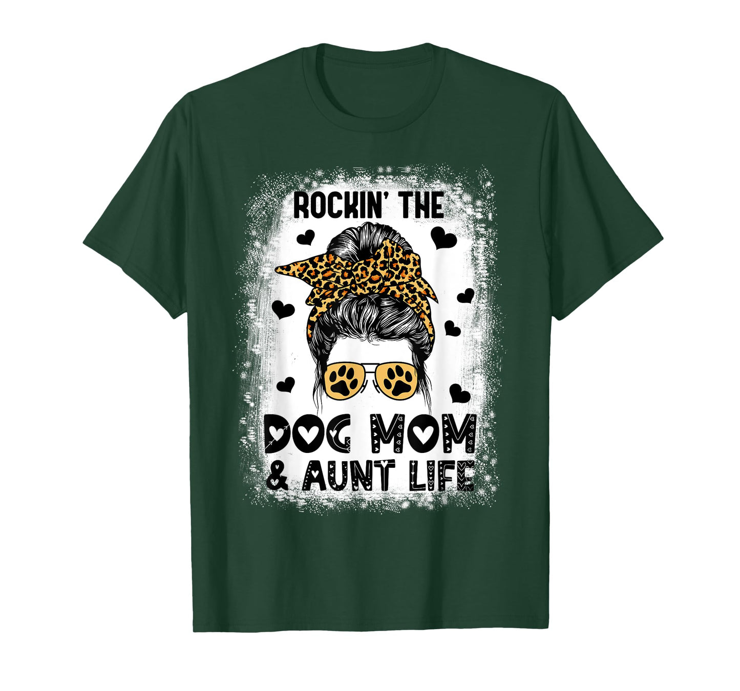 Dog Mom Aunt Life Cute Dog Lover Mother's Day Auntie T-Shirt