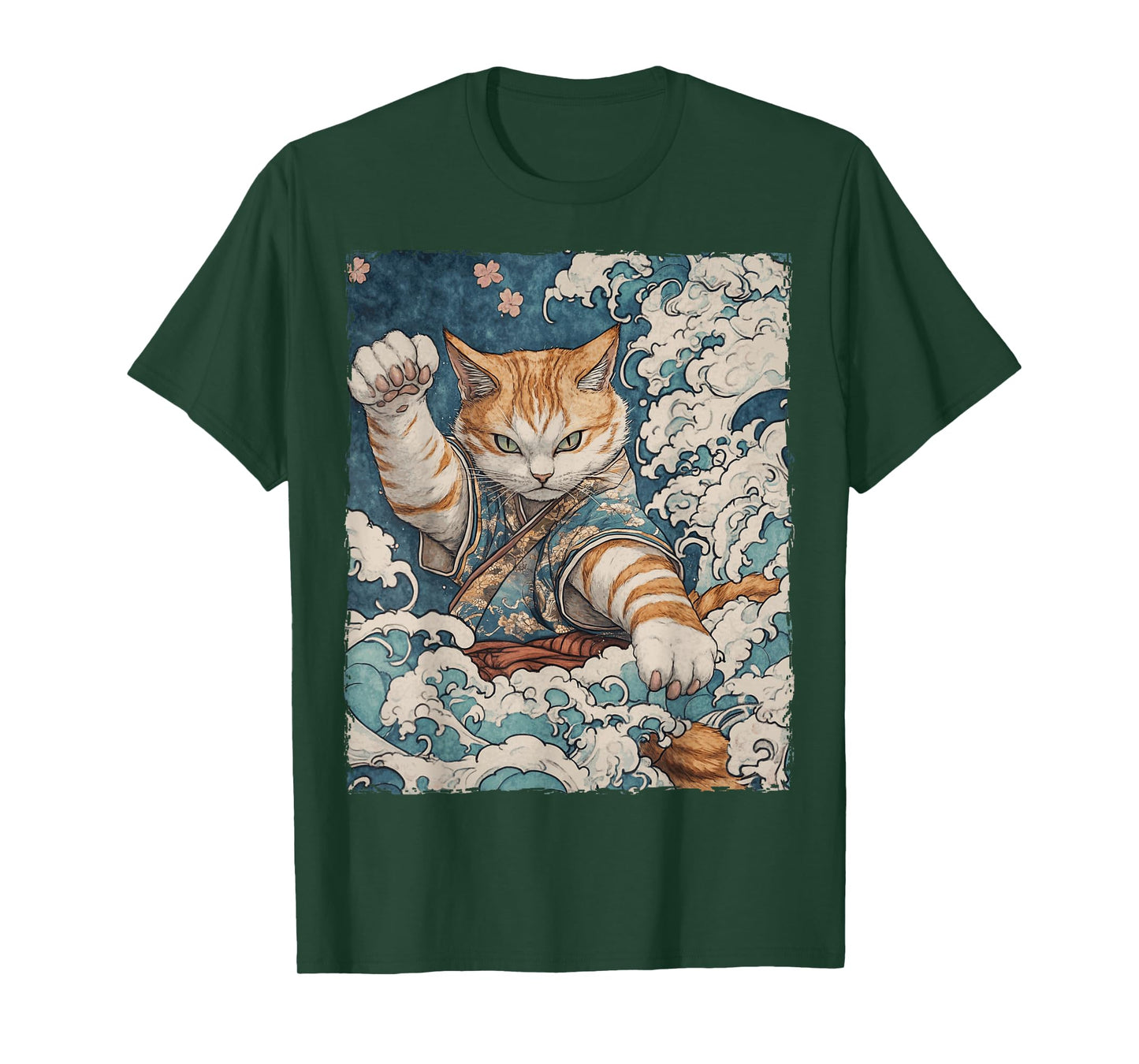 Funny Graphic Cat Japanese Anime Men Women Kids T-Shirt
