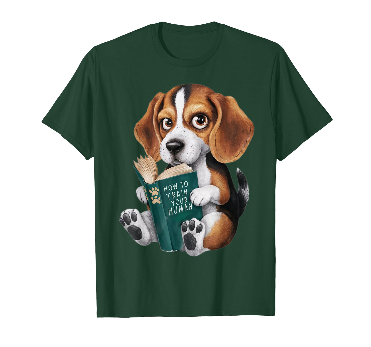 Beagle Dog, puppie, how to train your human, funny T-Shirt