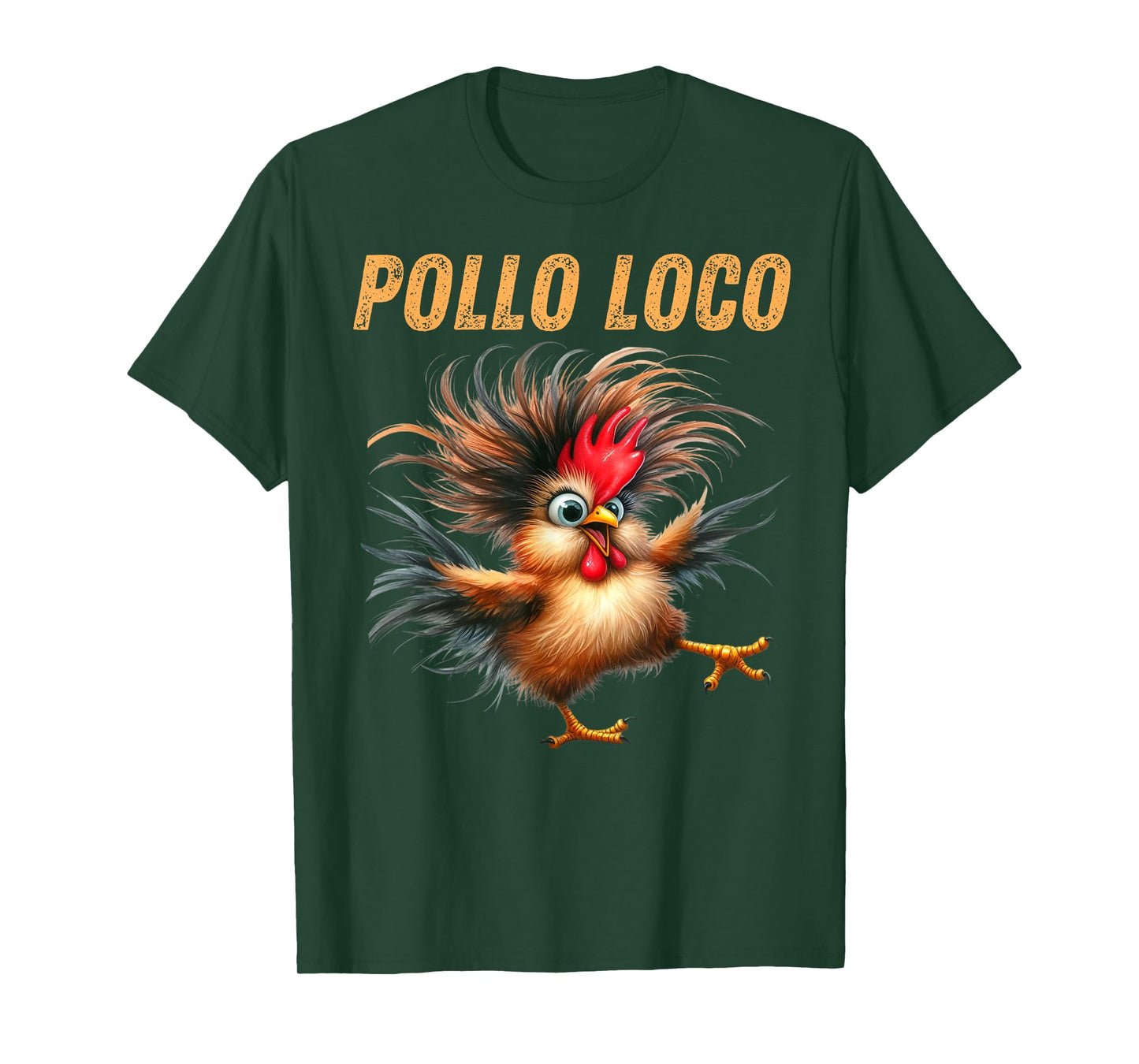 Pollo Loco Funny Crazy Chicken Lovers T-Shirt
