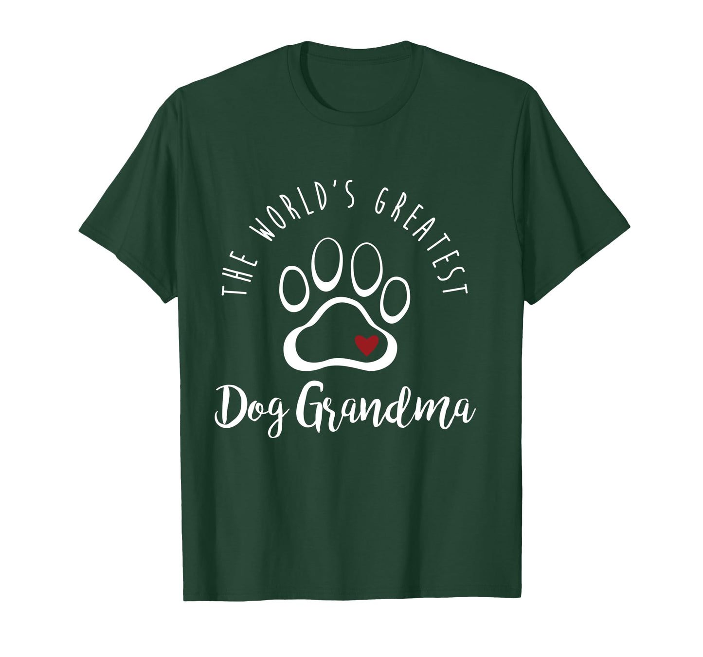 The Worlds Greatest Dog Grandma Pet Love Fur Gift Long Sleeve T-Shirt