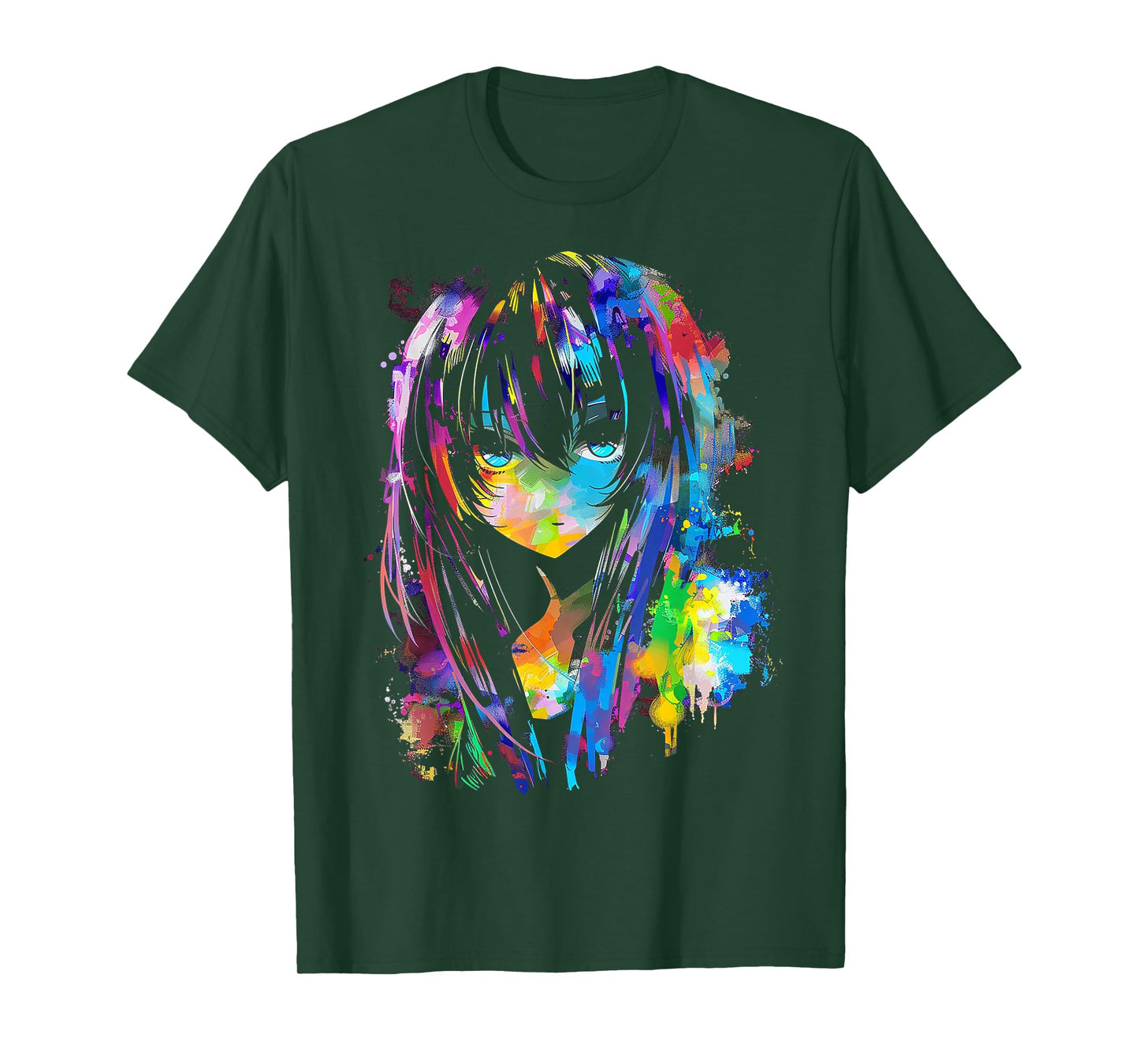 Anime Manga Graphic Colorful Art Anime T-Shirt