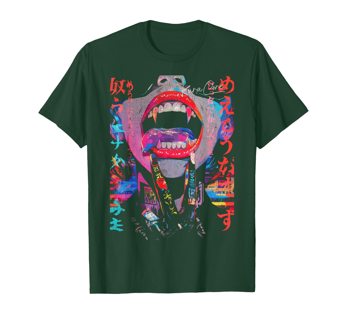 Japanese Streetwear Cyberpunk Y2K Retro Techwear Manga Anime T-Shirt