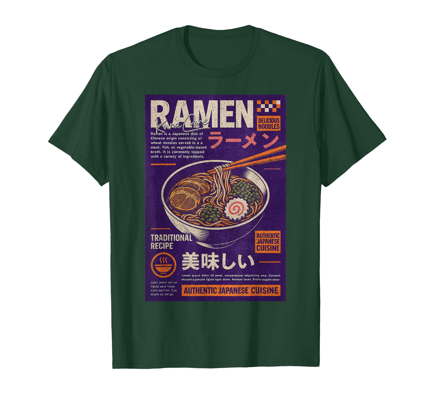 Ramen Japanese Streetwear Cyberpunk Y2K Retro Manga Anime T-Shirt